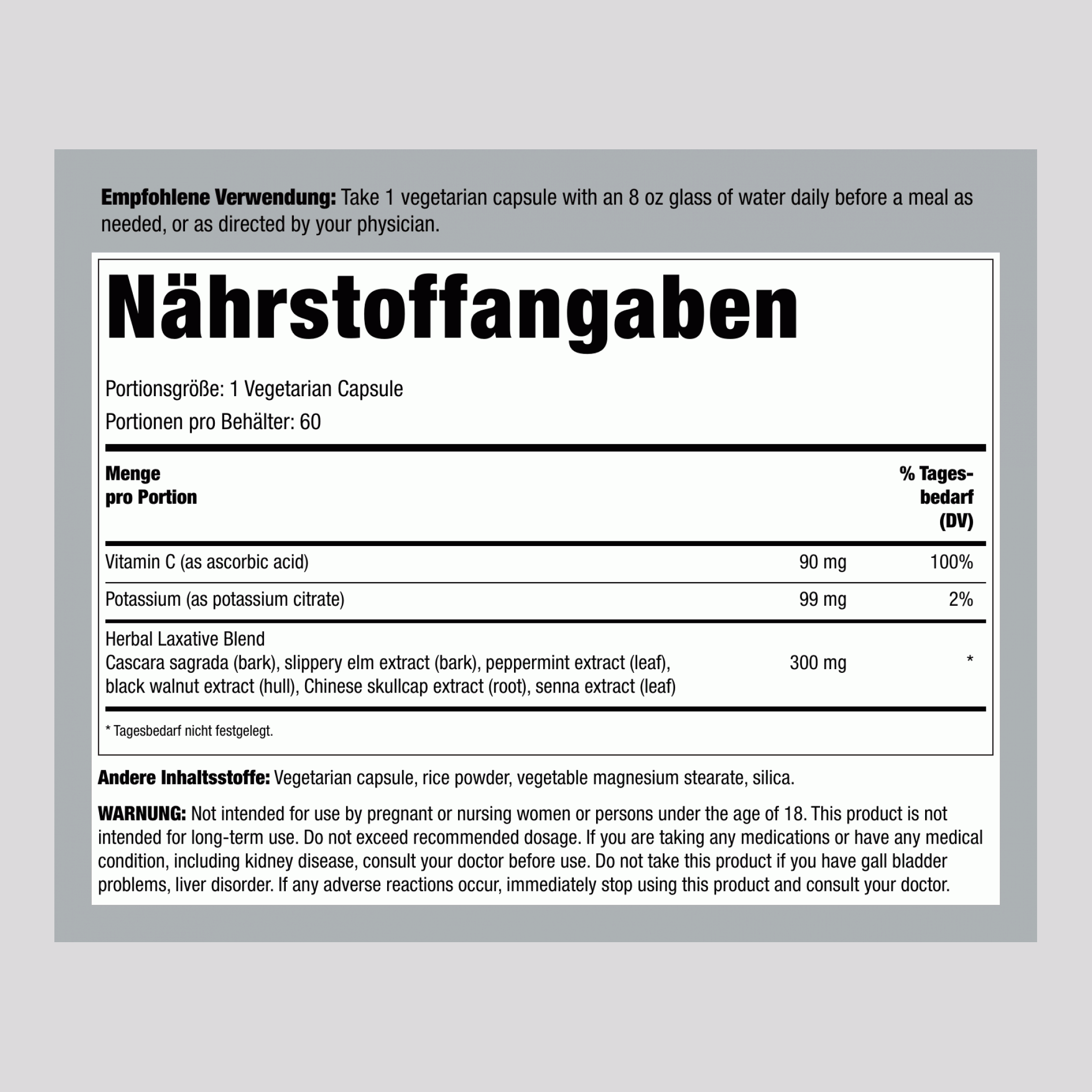 Fortgeschrittene Darmpflege II, 60 Kapseln
