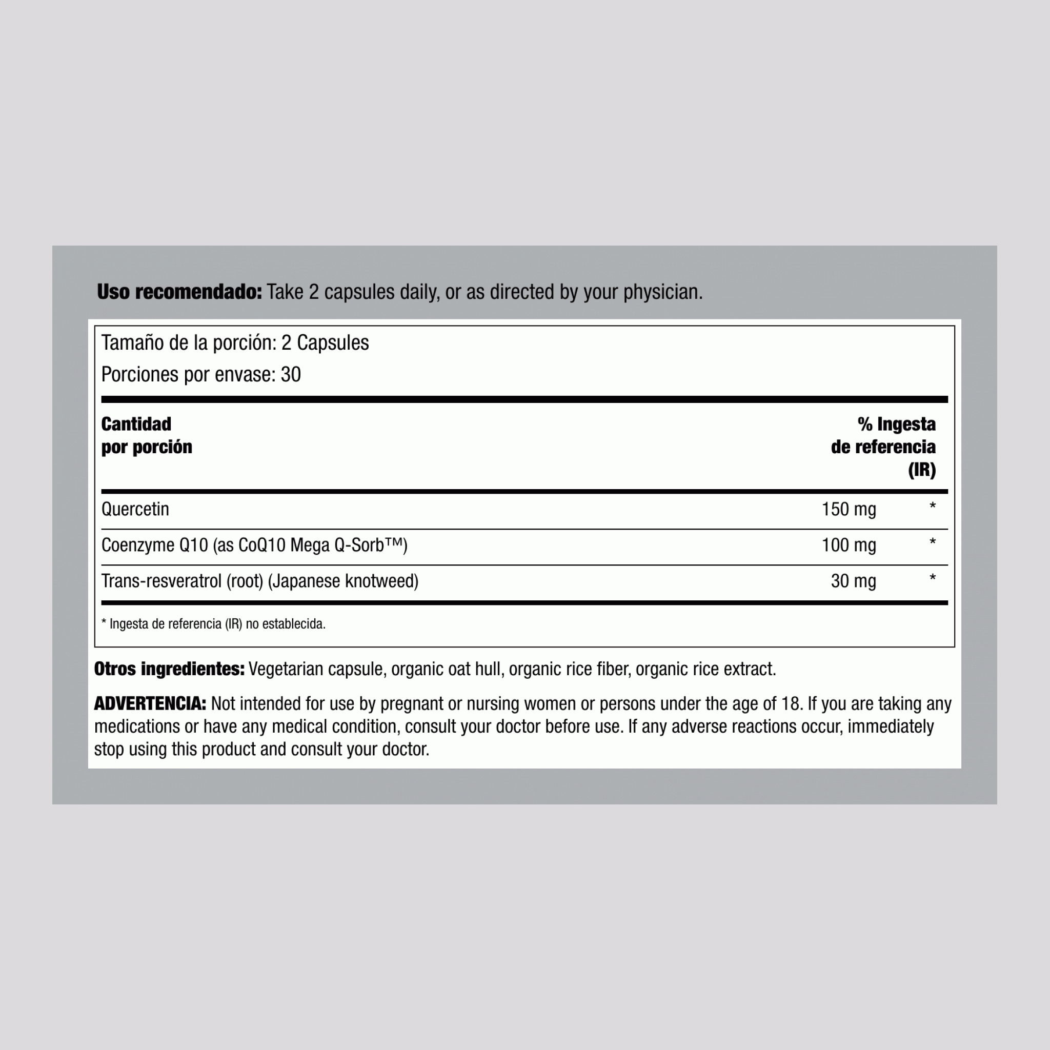 Súper CoQ10, 60 Cápsulas Vegetarianas